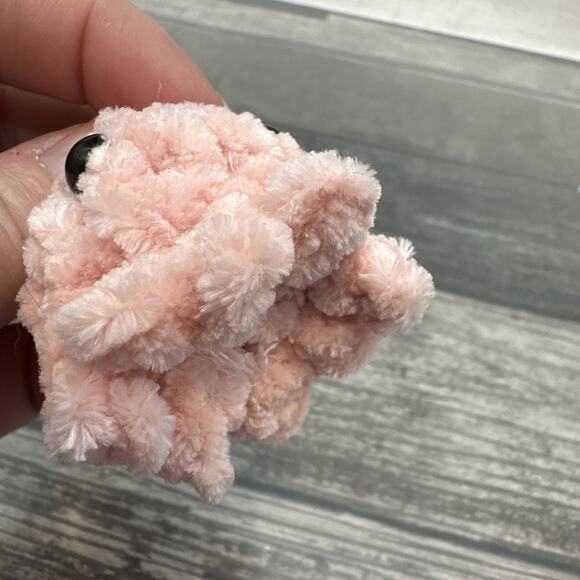 Handmade Pink Octopus Crocheted Amigurumi Key Chain With Clip {KK} - Picture 7 of 8